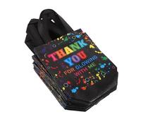 DOITOOL 30 Paquet Présents Non Tissés avec Poignées pour Fêtes D'anniversaire, Motif Cartoon Charmant, Grosse Capacité et Transport Facile, Lot de 30 Pièces