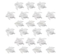 DOITOOL 30 Pendentifs D'anges Soi-même en Résine Blanche, Légers et Bien Travaillés, pour Accessoires de Bricolage Lors de Moments DIY