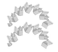 DOITOOL 30 Pièces Clips de Connecteur Étagère Inoxydable Supports Métalliques Dérapants pour Meubles de Rangement et Armoires Fixations Robustes pour Organisateurs de Bureau et Placards