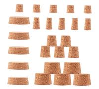 DOITOOL 30 pièces Coffret Bouchons Liège Naturel pour Bouteilles Joint Étanchéité Pratique Liège Alimentaire Protection pour Vin et Boissons Maison Bars et Restaurants