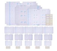 DOITOOL 30 Pièces Couverture de Livre Transparente en Pp Auto-adhésive pour Livres et Cahiers, Protection Solide pour L'école, Lot de A4 et A5