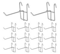 DOITOOL 30 Pièces Crochets pour Panneaux Perforés, Crochets Muraux pour Organiser Outils Établi Rayonnages de Magasins pour les Garages (10cm in length)