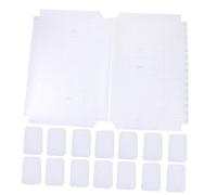 DOITOOL 30 Pièces Film Transparent de Protection pour Couverture Réglable et Imperméable pour Cahiers Scolaires Protège et Exercices