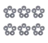 DOITOOL 30 Pièces Plastic Curved Walker Washers For Round Tubes Stable Noise-reducing Saddle Spacers For Mobility Aid Accessories And Floor Protection