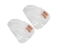 DOITOOL 30 Pièces Short Overshoes Plastic Rain Shoe Protectors for Men and Women Heavy Duty Transparent Shoe Covers for Indoor Outdoor Cleaning and Rafting