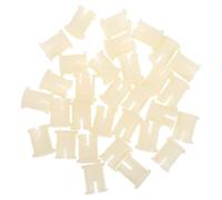 DOITOOL 30pcs Insert Plastique pour Manchons de Tige de Roulette en Plastique, Douille Fiable et Résistante pour Pieds de Chaise de Bureau et Meubles, Usage Bureau et Maison