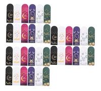 DOITOOL 36 Pièces sac enveloppe enveloppe rouge Titulaires service fantaisie truc paquet d'argent de l'Aïd Eid Mubarak Envelopps paquet eid mubarak Papier