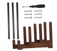 DOITOOL 3étage Présentoir à Disques Vinyles Étagère à Niveaux pour Rangement De Disques Support De Stockage Organisateur pour Salon Et Chambre