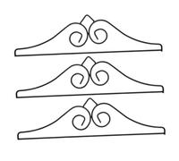 DOITOOL 3pièce Support pour Mât De Drapeau De Jardin Accessoires Robustes pour Support De Drapeau Métal pour Drapeaux Extérieur Bar Magasin