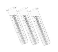 DOITOOL 3pièces Pluviomètre Extérieur pour Terrasse Compteur Eau De Pluie Précis avec Grands Chiffres Outil De Mesure pour Jardin Et Pelouse