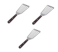 DOITOOL 3pièces Spatule à Steak Acier Outil Multifonction Pour Bbq Et Cuisine Spatule à Fentes Pour Poisson Et Petit Modèle Pratique Pour Cuisine Domestique