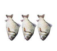 DOITOOL 3pièces Trousse à Crayons Forme De Poisson Pochette Zippée Amusante Porte-Stylo Créatif pour École Garçons Et Filles Petites Fournitures