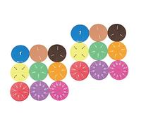 DOITOOL 4 Ensembles Fractions Colorés Outils Éducatifs Mathématiques pour Apprentissage Précoce