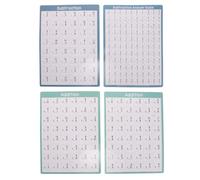 DOITOOL 4 feuilles de calcul mathématiques recto-verso avec corrigés - Feuilles d'exercices effaçables à sec pour l'addition et la soustraction - pédagogique créée par les enseignants - Format