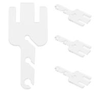 DOITOOL 4 fourchettes de tension pour fil à tricoter : tiges de tension de rechange pour machines à tricoter - Compatibles avec les machines à Addi/King/Express