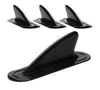 DOITOOL 4 Pièces Aileron pour Sup en PVC Résistant à l'usure, Stabilisateur d'eau Compatible Kayak, Accessoire Paddle pour Planche de Surf Gonflable