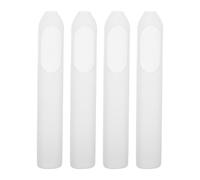 DOITOOL 4 Pièces Coque de Protection en Silicone Blanche Antidérapante pour Manche de Brosse à Dents Électrique, Voyages
