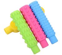 DOITOOL 4 Pièces Embout de Crayon Sensoriel en Silicone Antidérapant pour Garçons Hyperactifs, Forme Arrondie, Aide la Concentration pour Activités Scolaires et Devoirs
