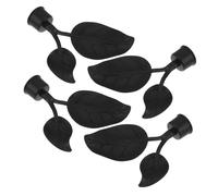 DOITOOL 4 pièces Embouts Tringle Rideau Plastique Design Décoratif pour Embout Fleur Tringle Rideau Accessoires Stores et Rideaux Faciles à Installer pour Décoration Maison