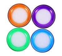 DOITOOL 4 pièces Éponge Humidifiante Doigts Coupe-sponge Plastique Humidificateur Doigt Pratique pour Comptage Accessoire Bureau et Finance