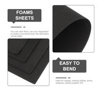 DOITOOL 4 pièces EVA Foam Sheets Set For DIY Crafts And Cosplay Costume Making Multi-thickness Foam Boards Creative Modeling Material For Hobbyists And Beginners