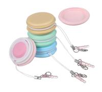 DOITOOL 4 pièces Kit de Nettoyeurs Écran Téléphone Portable Macaron avec Microfibre Double Face Compact et Portable avec Lanière Poussière Traces et Huile Accessoire Couleur Aléatoire
