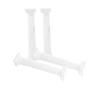 DOITOOL 4 Pièces Lot de Mini Piliers Romains Décoratifs Blancs Stables et Lisses Accessoires Photo et Décoration Intérieur Romantique