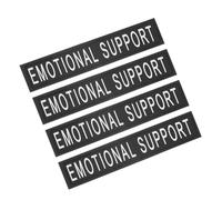 DOITOOL 4 pièces Patch Réfléchissant pour Harnais de Chien Cuir PU Identification Facile pour Animaux Sécurité Nocturne et Confort Doux Compatible Vestes et Gilets