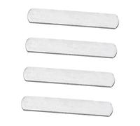 DOITOOL 4 pièces Plaques Acier Électrolytique pour Équipement Fitness Poids Porteur pour Gilet et Bandes Lestées Accessoires Exercice Résistants et Faciles à Installer