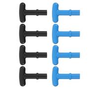 DOITOOL 4 Pièces Poignée de Rame T en PE Antidérapante Ergonomique pour Kayak et Canoë, Compatible Diamètre Intérieur 23mm, pour Activités Nautiques et Sorties Récréatives