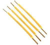 DOITOOL 4 Pièces Poignée de Théière Ergonomique en Plastique Or Résistante la Chaleur Facile à Installer pour Usage Personnel et Professionnel