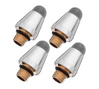 DOITOOL 4 pièces Pointe de Stylet Tissu Conducteur Embouts de Rechange Fibre Argent pour Stylo Capacitif Compatible Smartphone et Tablette Lot