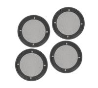 DOITOOL 4 pièces Protection pour Haut-Parleur de Voiture Maille Noire pour Subwoofer Protection Antidébris Compatible Large Gamme