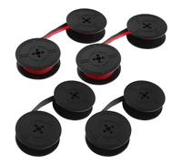 DOITOOL 4 pièces Ruban de Remplacement pour Machine à Écrire Lot de Compatible Plupart des Machines à Écrire Anciennes Encre Rouge et Noire Expérience de Rédaction Authentique et Qualité