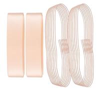 DOITOOL 4 Pièces Rubans Élastiques Invisibles Kit de Confort Amélioré pour Chaussures de Ballet en Satin Rose Adaptés aux Examens et Spectacles de Danse