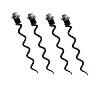 DOITOOL 4 pièces Tige Spiralée de Remplacement pour Tire-bouchon Lot de Métal Vis Fine Résistante pour Ouvre-bouteille de Vin de Rechange Faciles à Installer