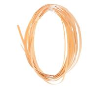 DOITOOL 4 Rouleaux de Bandes de Bambou Naturel pour Vannerie, Faciles à Plier et Façonner, Matériau Bois Beige, Décoration Mariage et Arrangements Floraux Rustiques
