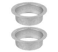 DOITOOL 4 sorties de descente de gouttière - Adaptateurs et pièces pour descente de gouttière - Raccord de sortie d'évacuation des eaux pluviales en métal - Solution d'évacuation des