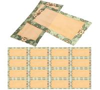 DOITOOL 40 feuilles Papier de Riz Semi-traité Vintage pour Calligraphie Chinoise et Peinture Papier à Dessin Absorbant pour Création Artistique et Écriture Maison