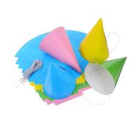 DOITOOL 40 Pièces Chapeaux Cone Papier Unicolore Conception pour Fêtes et Célébrations Festives
