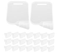 DOITOOL 40 Pièces Séparateur De Réfrigérateur Pratique Plastique Transparent Séparateur Amovible Pour Congélateur De Porte Latérale Pour Rangement De Bacs