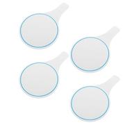DOITOOL 4pcs Pagaies Effaçables Portables Bleues pour Notation des Juges, Tableau Blanc Face en Mousse, pour Garçon et Filles et Vote en Compétition