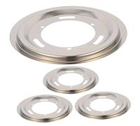 DOITOOL 4pièces Bacs De Récupération Pour Cuisinière à Gaz Plateaux Acier Inoxydable Pour Table De Cuisson Rechange Pour Brûleur