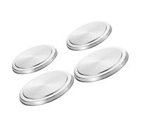 DOITOOL 4pièces Couvercles De Brûleurs Électriques Acier Inoxydable Ensemble De Caches Ronds Pour Cuisinière Protection Et Espace De Préparation Cuisine