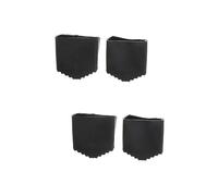 DOITOOL 4pièces Couvre Antidérapants pour Échelle Embouts Accessoires De Sécurité pour Escabeau Solide Et Pratique Compatible avec Échelles Pliantes