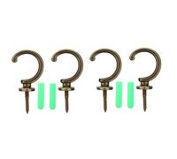 DOITOOL 4pièces De Rideaux Alliage De Zinc De Fixations Murales pour Embrases Décoratives Accessoires Vintage pour Décoration Intérieure Pratiques Et Élégants pour Salon Et Chambre