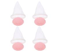 DOITOOL 4pièces Filtre à Poils pour Lave-linge Maille Robuste Piège Peluches Réutilisable pour Animaux de Compagnie pour Machine à Laver Collecte Couleur Rose