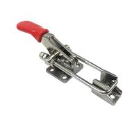 DOITOOL 4pièces Loquet à Bascule Acier Inoxydable Réglable Serrage Vertical Pour Portes Armoire Boîte Avec Levier Solide De Serrage Industriel