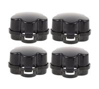 DOITOOL 4pièces Lot de Protège-boutons de Cuisinière Protections de Sécurité pour Boutons de Four Anti-garçon Fille