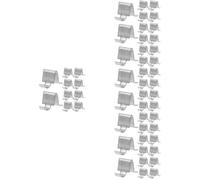 DOITOOL 5 Ensembles Accessoires pour Classeurs Autocollant Ajustable Pot Etagere Rangement Étagère Rangement Clips D'étagère pour Armoires De Cuisine Support De Conservation 10 Pièces * 5